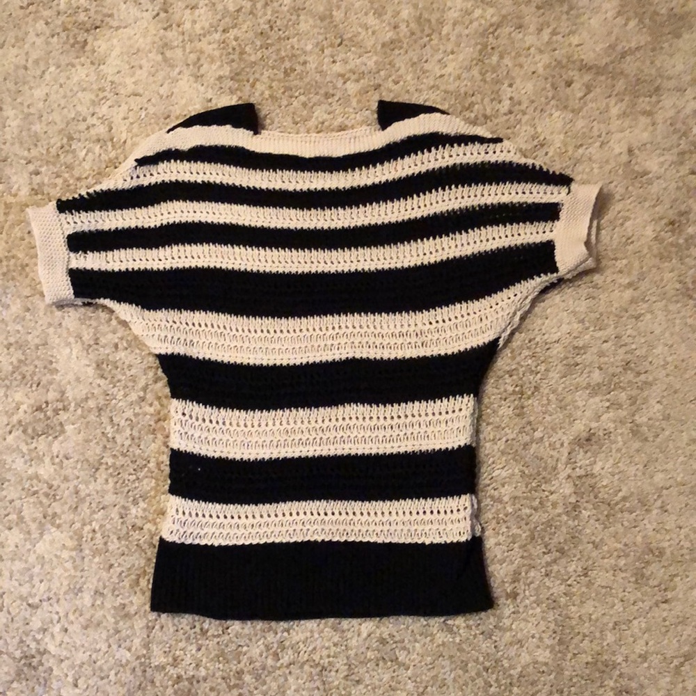 Ann Taylor Loft Knit Striped Sweater SZ S